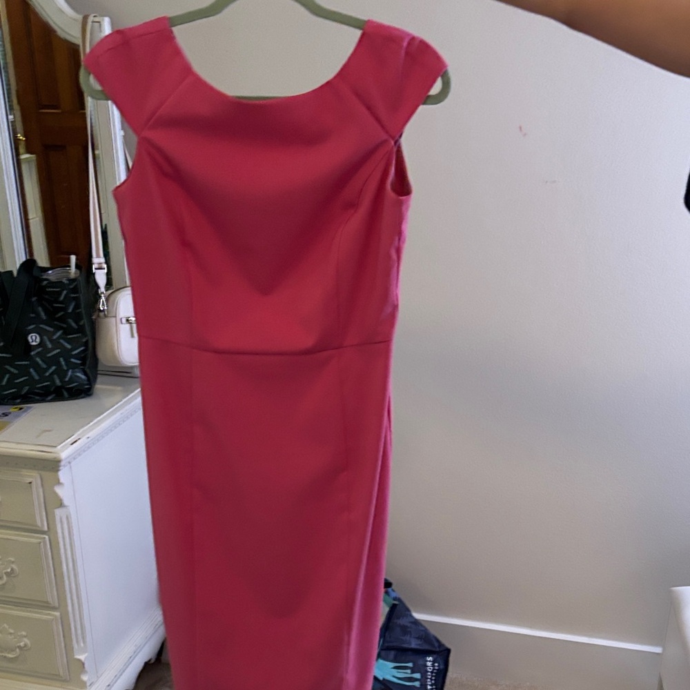 Banana Republic Fuchsia Midi Dress